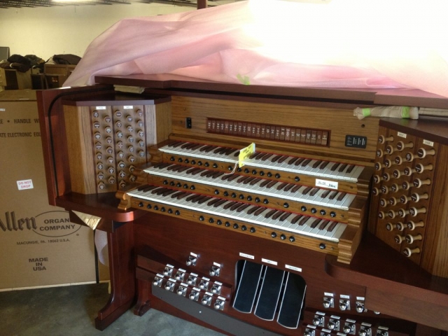Getting Ready to Install: Sacred Heart Church, Anniston Allen Organ for Sacred Heart Church in Anniston, Alabama