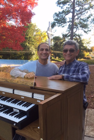 Beautiful fall day for Installation at First Presbyterian in Alex City Allen Chancel organ installation at First Presbyterian Church in Anniston, Alabama